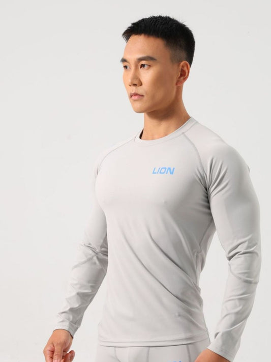 Men's Round Neck Long Sleeve T-Shirt