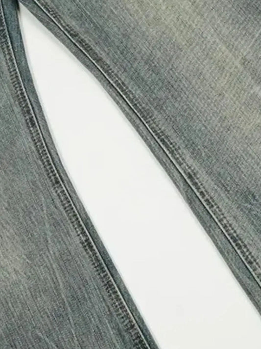 Men's Vintage Wash Straight Leg Jeans