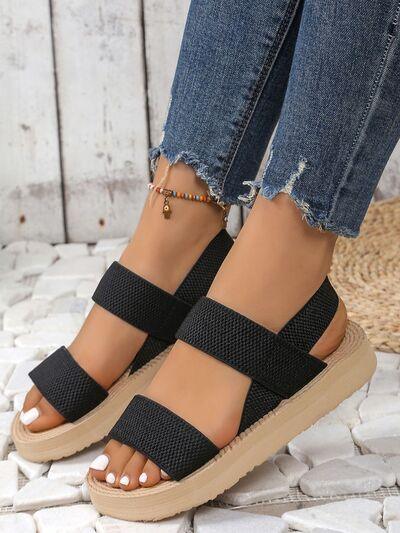 Open Toe Platform Sandals - Clothes For Her Online Store