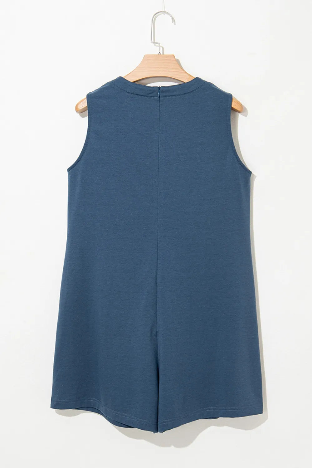 Tie Front Sleeveless Romper