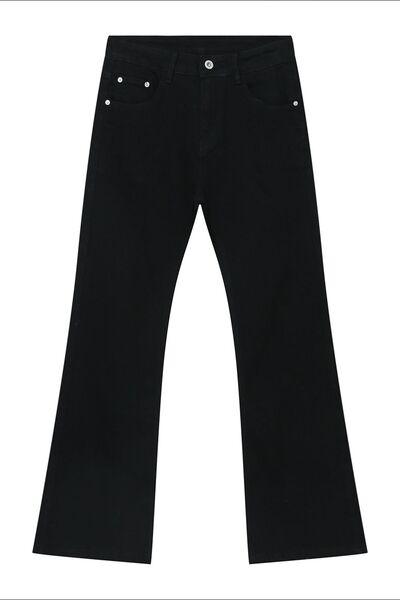 Mid Rise Jeans with Pockets - Clothes For Her Online Store