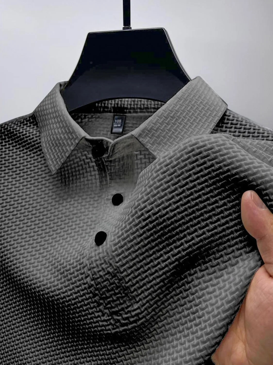 Men's Full Size Collared Neck Polo Plus Size