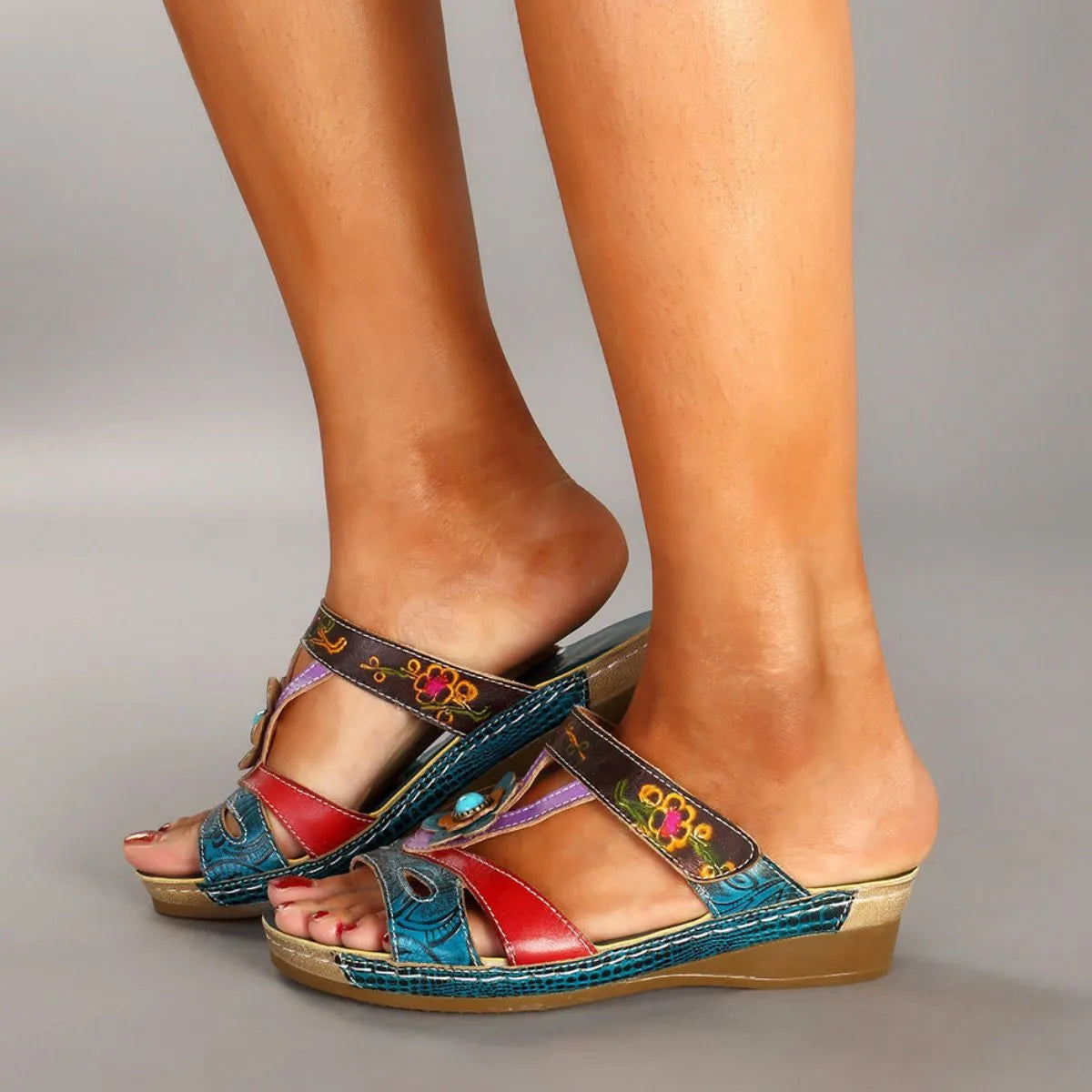 Open Toe Wedge Sandals