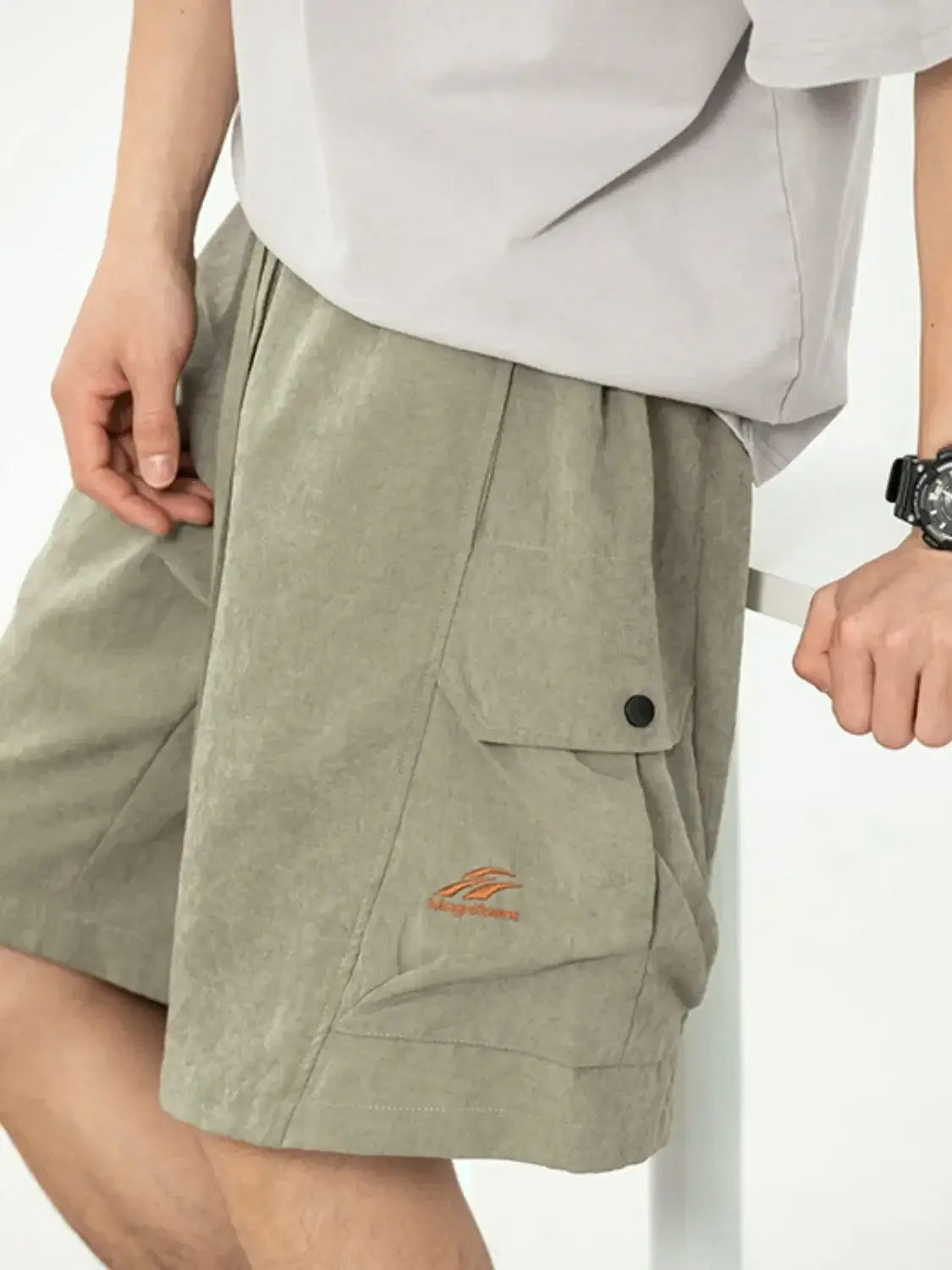Men's Plus Size Drawstring Shorts