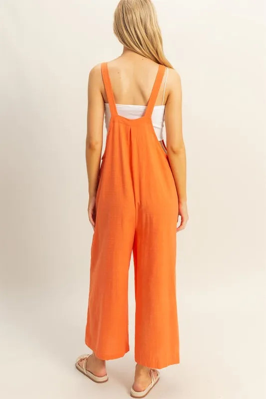 HYFVE Textured Wide Leg Overall