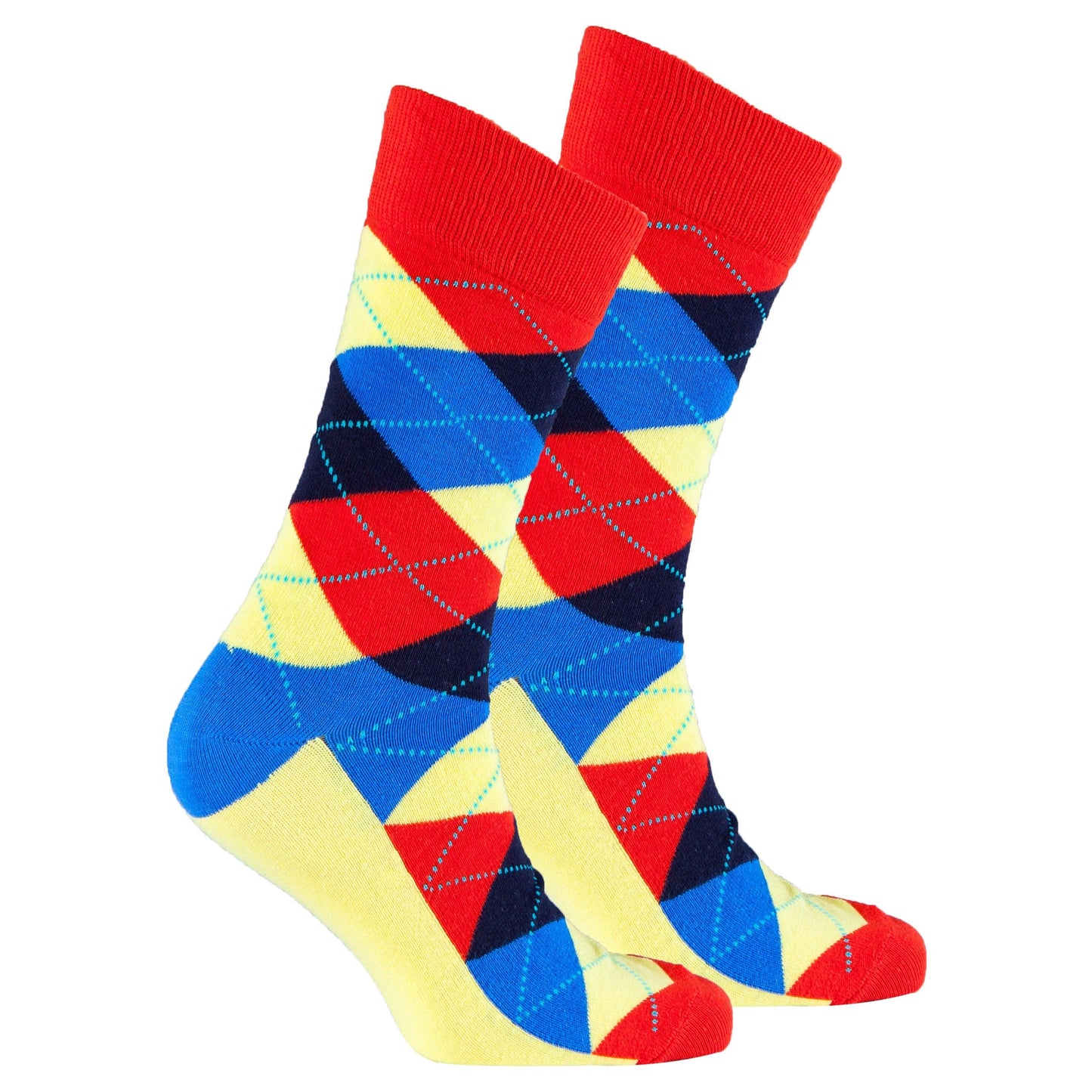 Men's Flame Argyle Socks