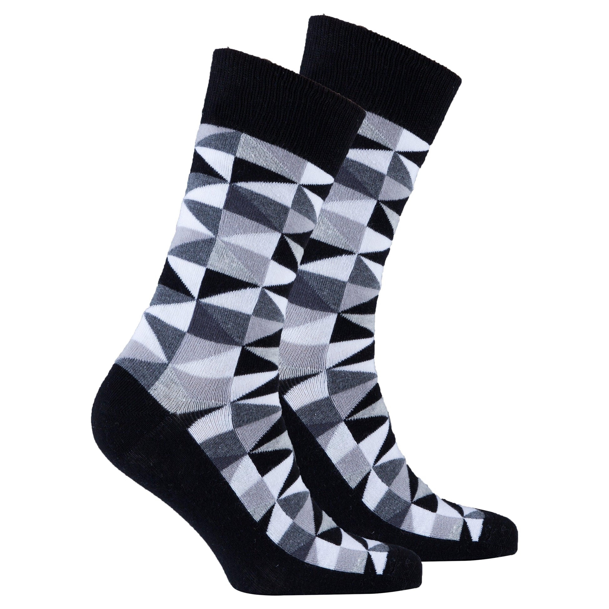 Men's Black Triangle Socks