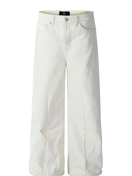 Men's High-Waist Wide Leg Jeans