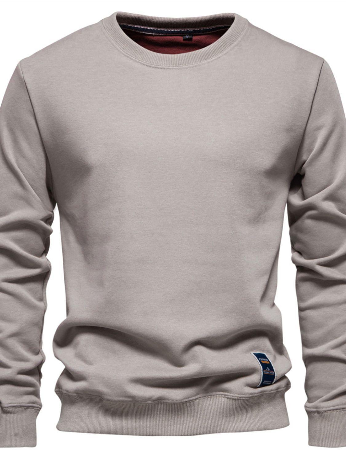 Men's Round Neck Long Sleeve Sweatshirt