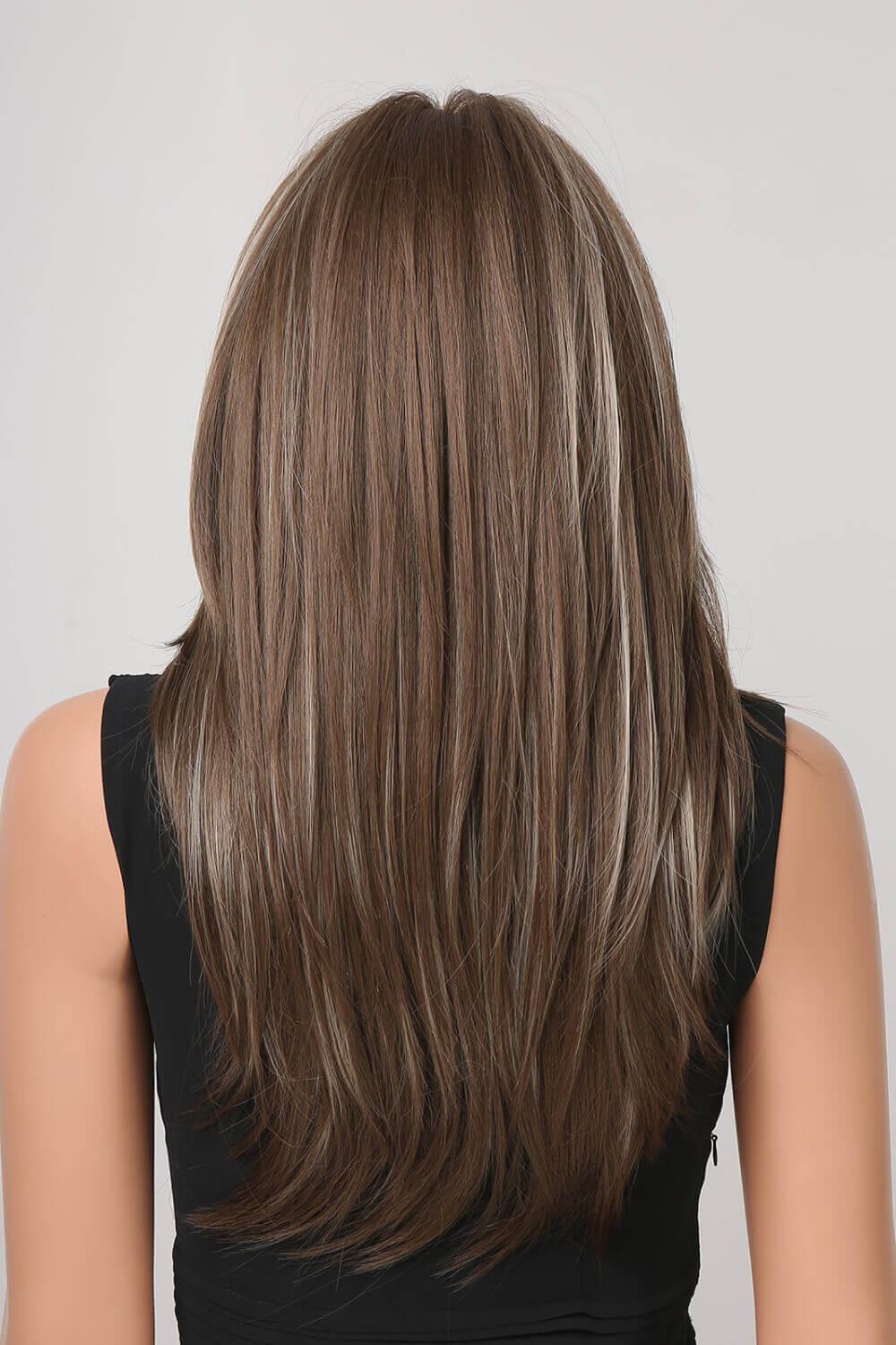 13*1" Full-Machine Wigs Synthetic Long Straight 22" - Clothes For Her Online Store