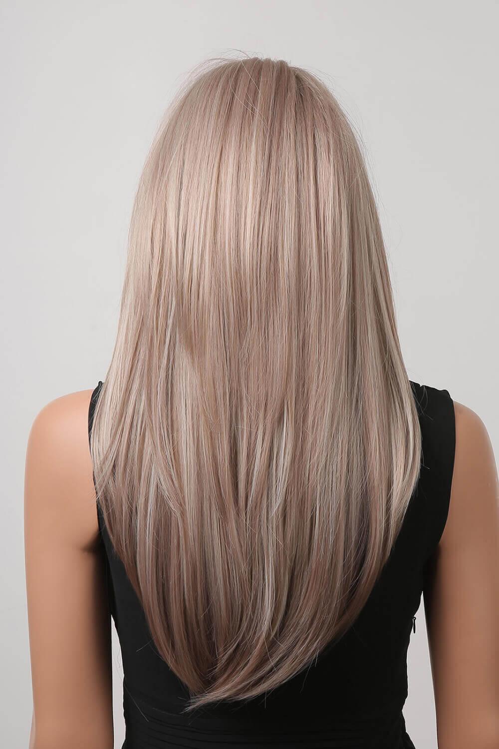 13*1" Full-Machine Wigs Synthetic Long Straight 22" - Clothes For Her Online Store