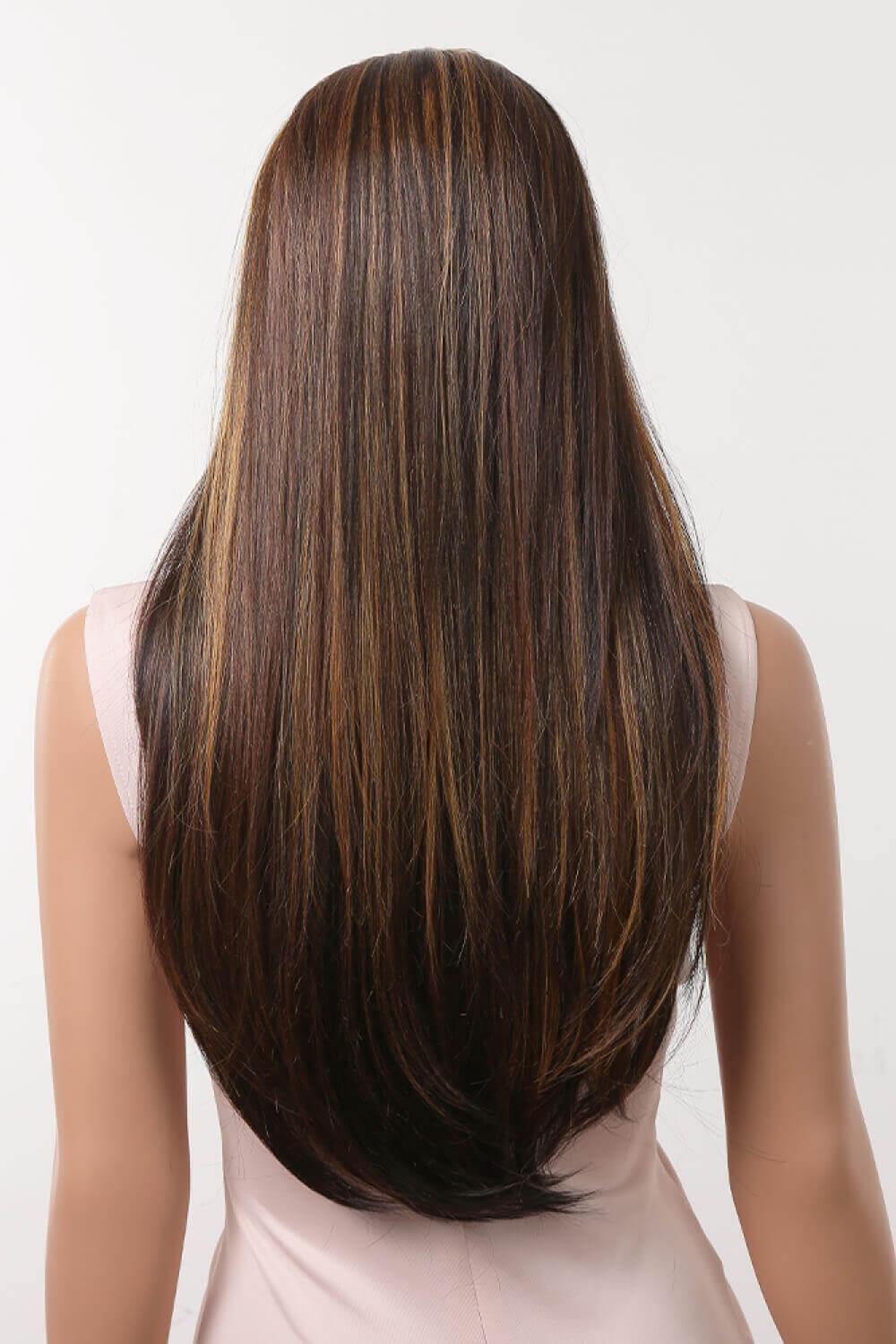 13*2" Lace Front Wigs Synthetic Long Straight 26" 150% Density - Clothes For Her Online Store