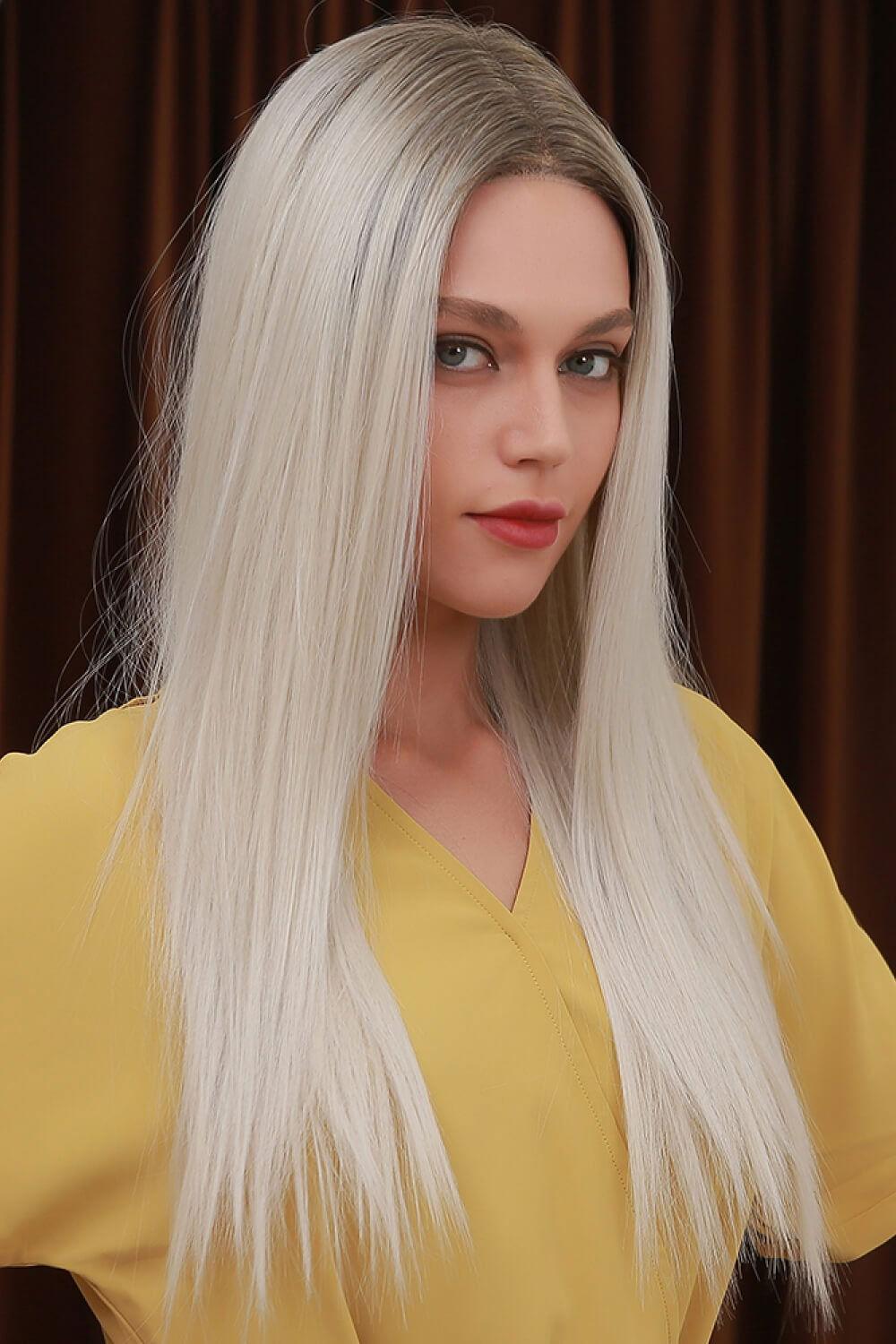 13*2" Lace Front Wigs Synthetic Long Straight 26" Heat Safe 150% Density - Clothes For Her Online Store