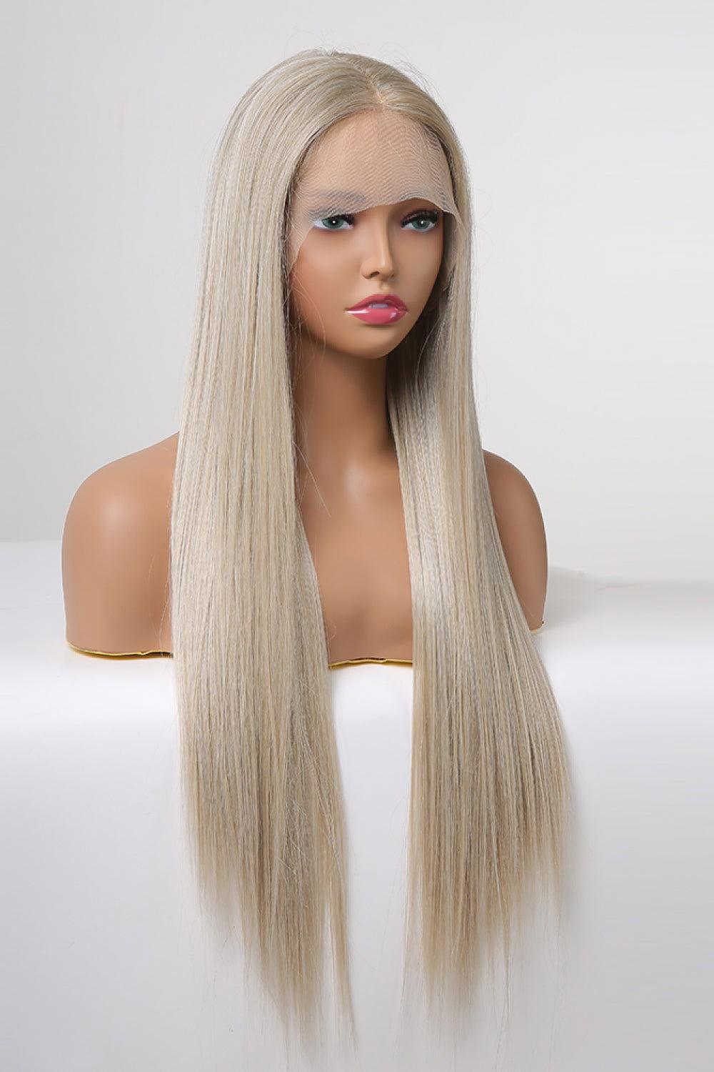 13*2" Lace Front Wigs Synthetic Long Straight 27" 150% Density - Clothes For Her Online Store