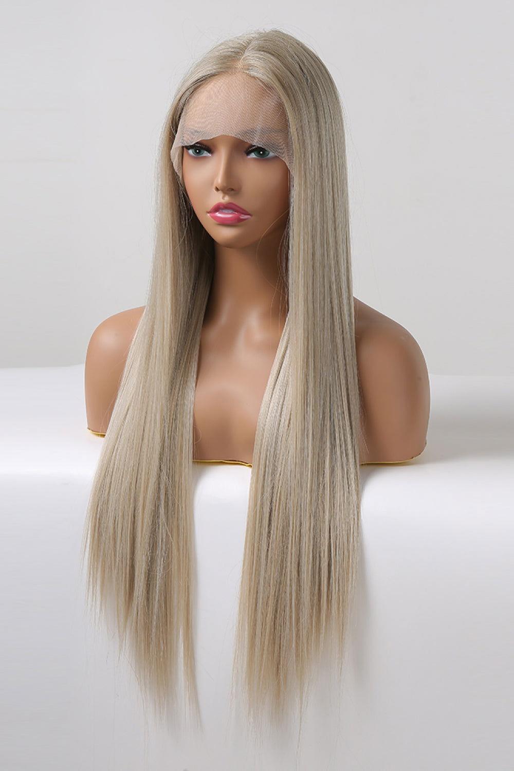 13*2" Lace Front Wigs Synthetic Long Straight 27" 150% Density - Clothes For Her Online Store