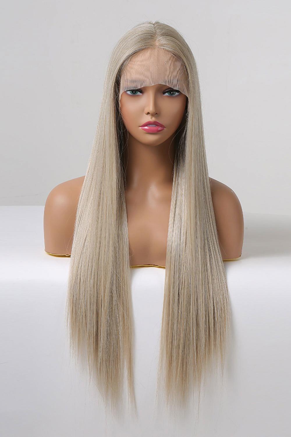 13*2" Lace Front Wigs Synthetic Long Straight 27" 150% Density - Clothes For Her Online Store