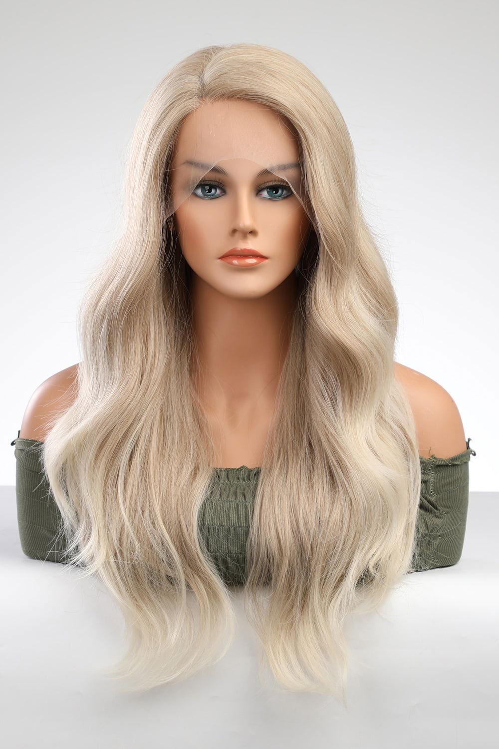 13*2" Lace Front Wigs Synthetic Long Wave 25" 150% Density - Clothes For Her Online Store
