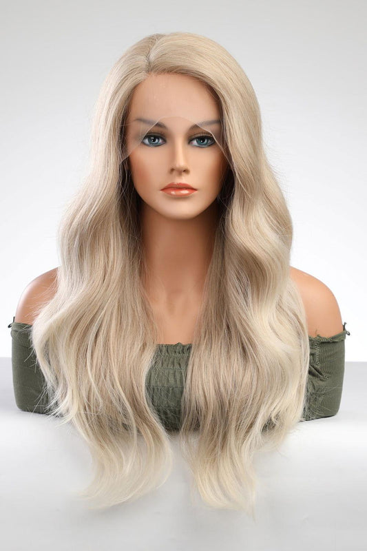 13*2" Lace Front Wigs Synthetic Long Wave 25" 150% Density - Clothes For Her Online Store