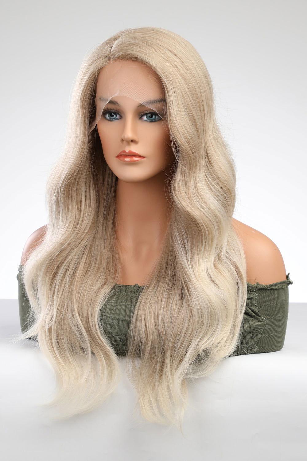 13*2" Lace Front Wigs Synthetic Long Wave 25" 150% Density - Clothes For Her Online Store