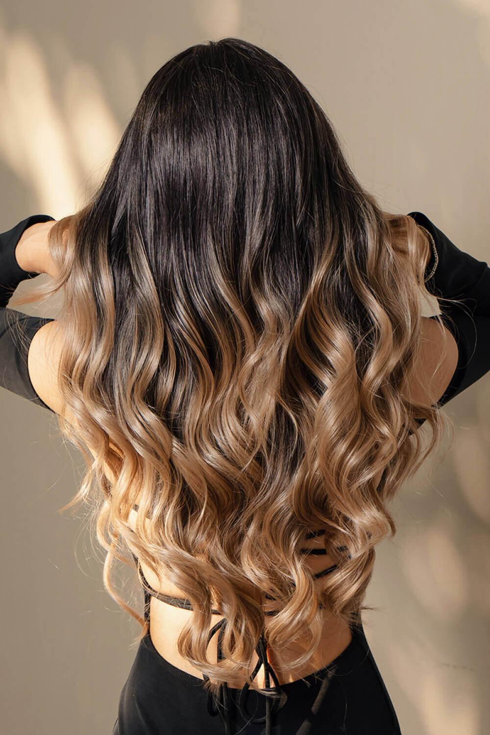 13*2" Lace Front Wigs Synthetic Long Wave 26" 150% Density - Clothes For Her Online Store