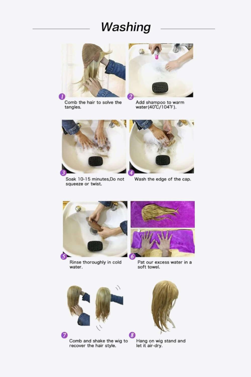 13*2" Lace Front Wigs Synthetic Long Wave 26" 150% Density - Clothes For Her Online Store
