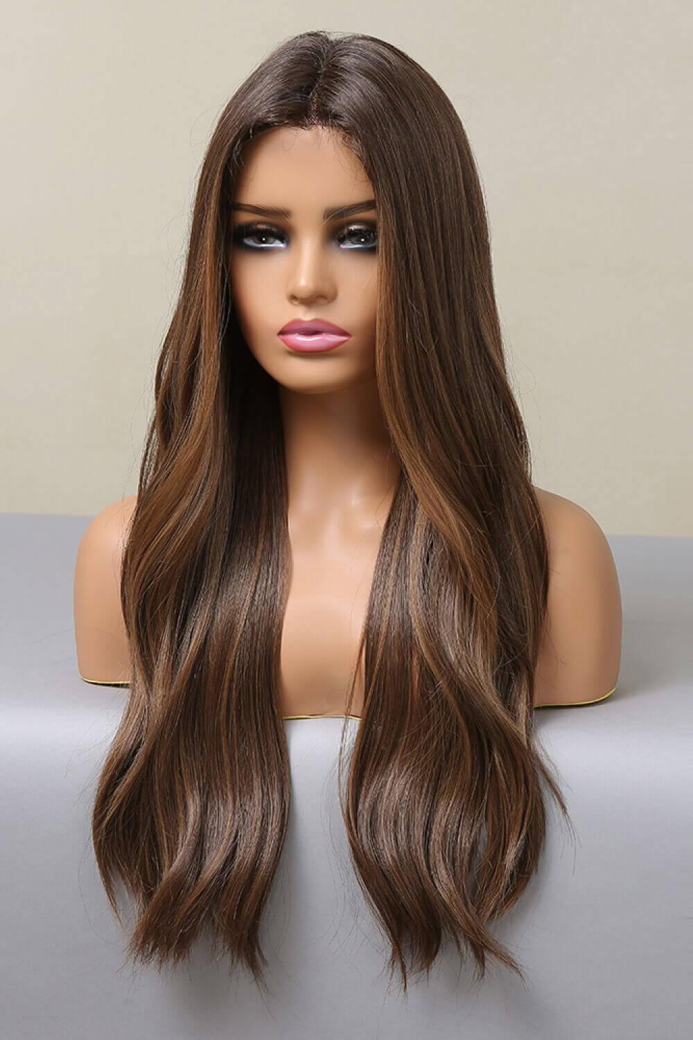 13*2" Lace Front Wigs Synthetic Long Wave 26" Heat Safe 150% Density - Clothes For Her Online Store
