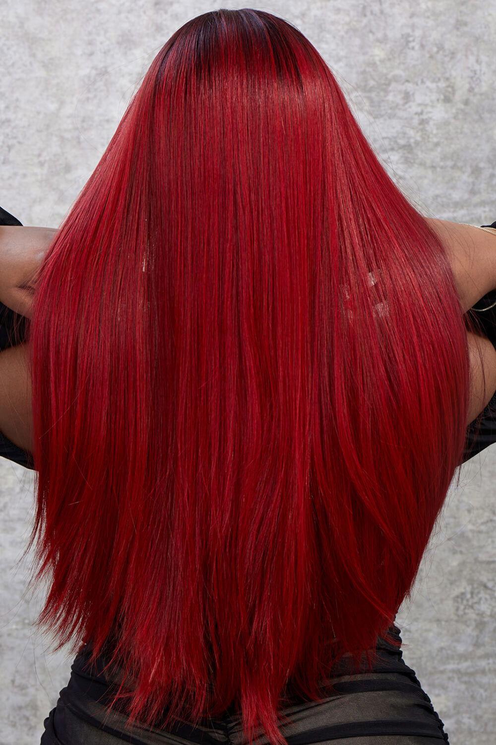 13*2" Lace Front Wigs Synthetic Straight 26" 150% Density - Clothes For Her Online Store