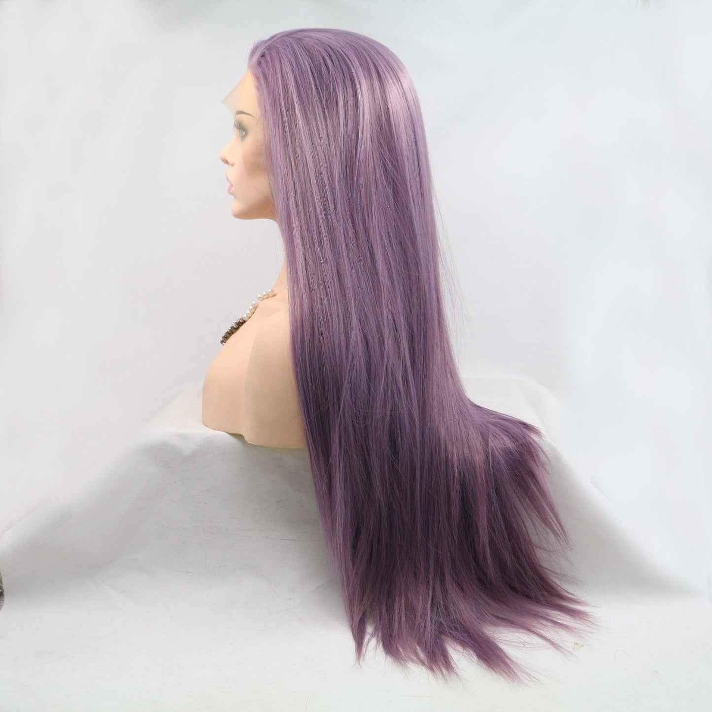 13*3" Lace Front Wigs Synthetic Long Straight 24" 130% Density - Clothes For Her Online Store
