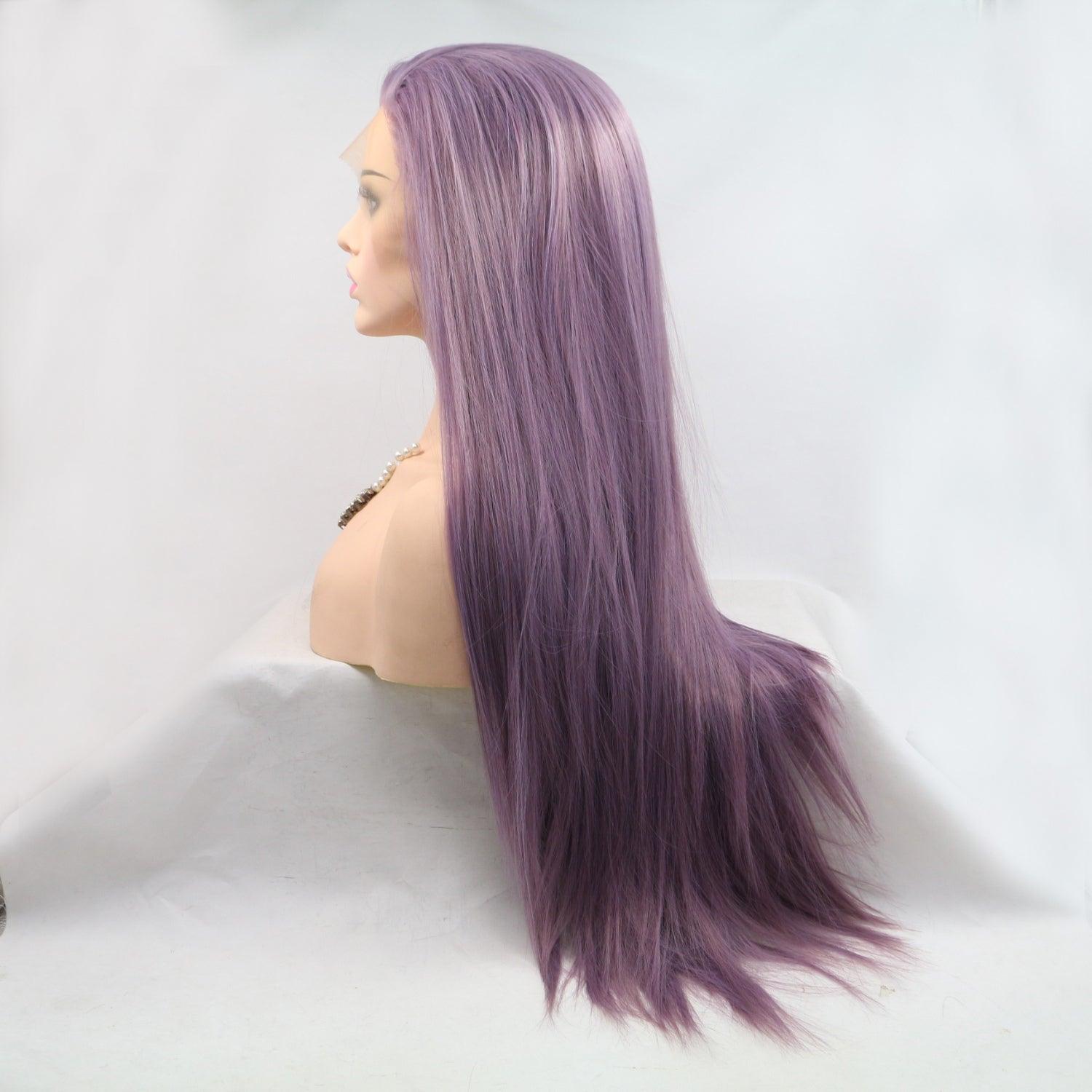 13*3" Lace Front Wigs Synthetic Long Straight 24" 130% Density - Clothes For Her Online Store