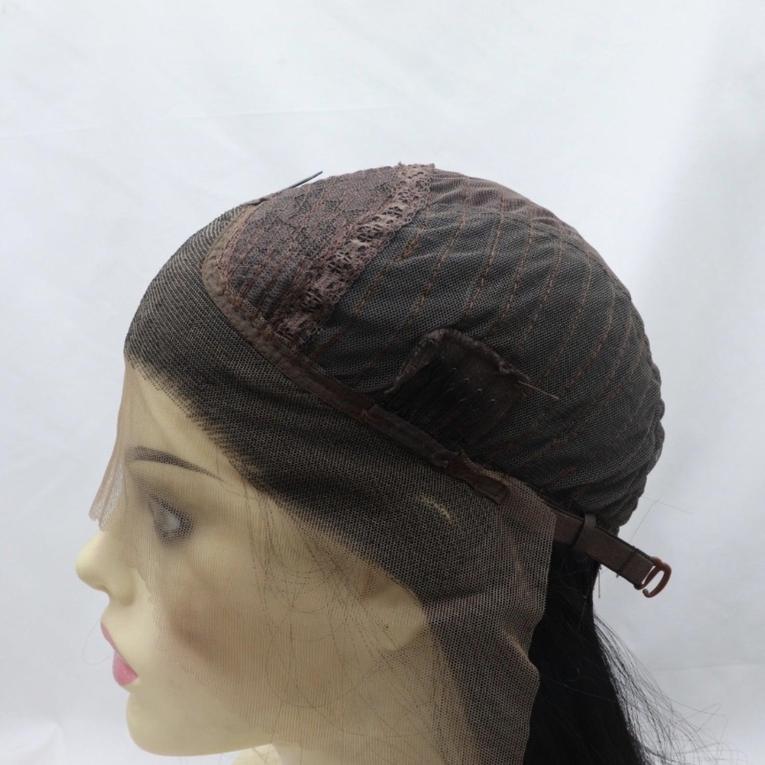 13*3" Lace Front Wigs Synthetic Long Straight 24" 130% Density - Clothes For Her Online Store