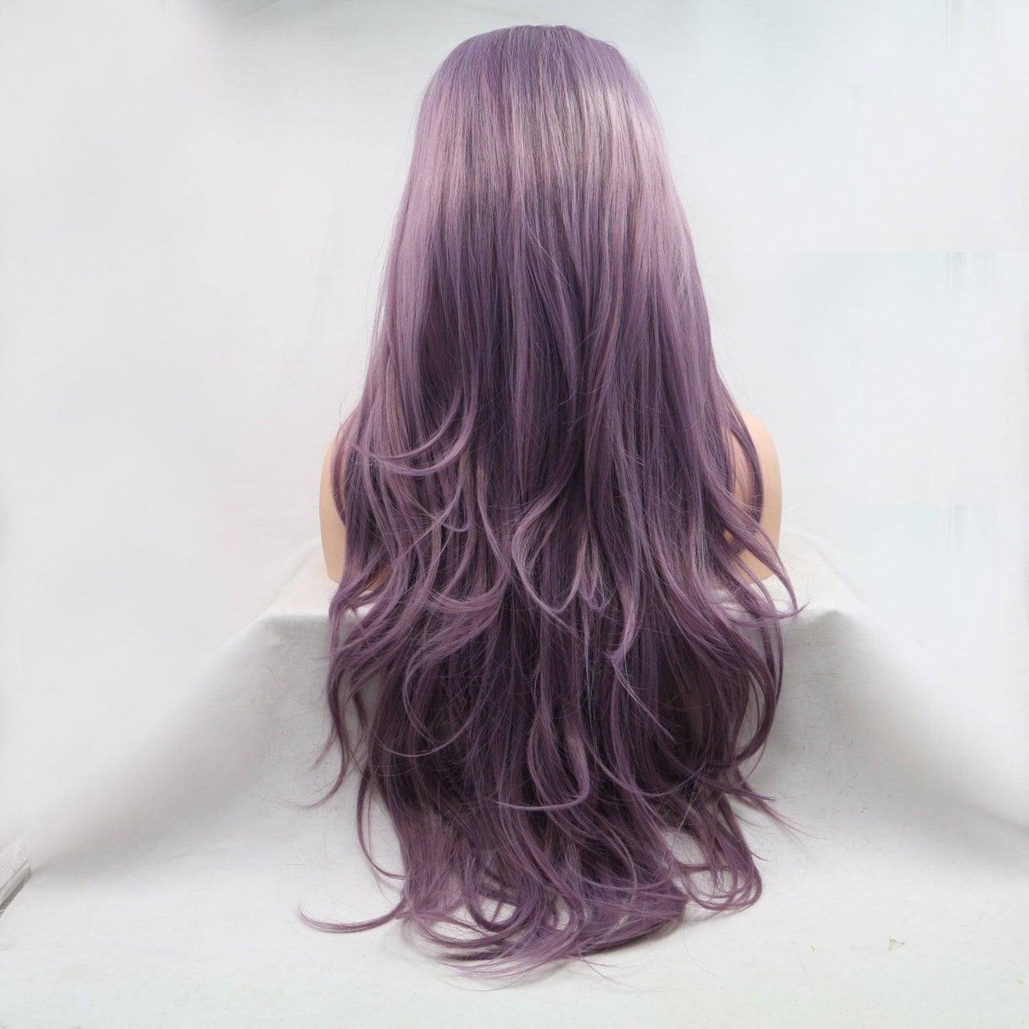 13*3" Lace Front Wigs Synthetic Long Wavy 24" 130% Density - Clothes For Her Online Store