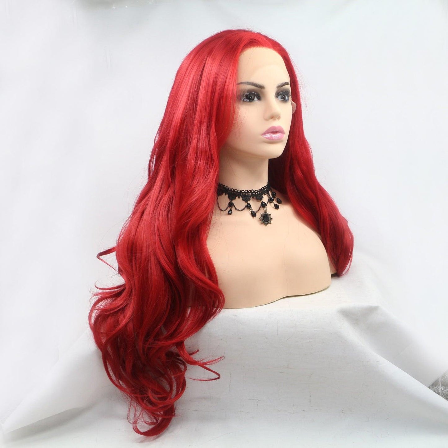 13*3" Lace Front Wigs Synthetic Long Wavy 24" 130% Density - Clothes For Her Online Store