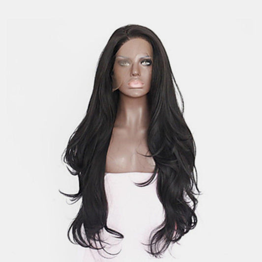 13*3" Lace Front Wigs Synthetic Long Wavy 24" 130% Density - Clothes For Her Online Store
