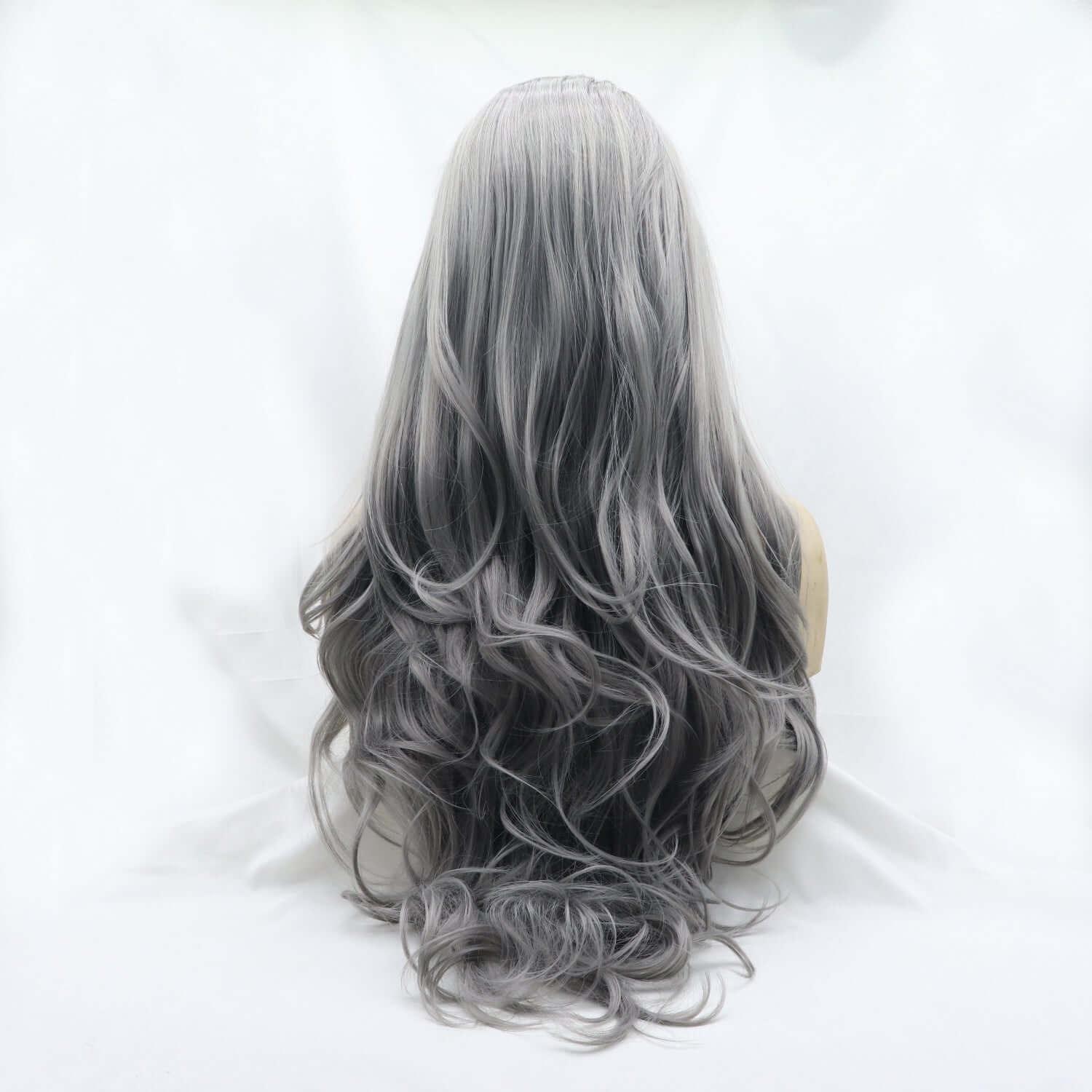 13*3" Lace Front Wigs Synthetic Long Wavy 24" 130% Density - Clothes For Her Online Store