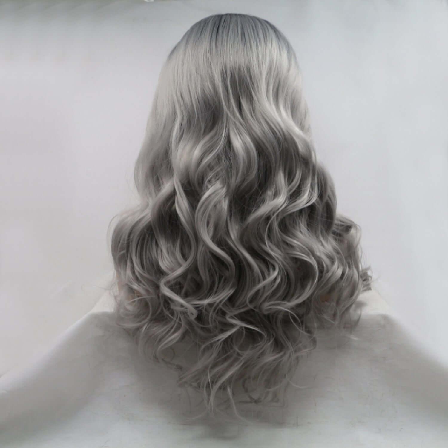 13*3" Lace Front Wigs Synthetic Long Wavy 24" 130% Density - Clothes For Her Online Store