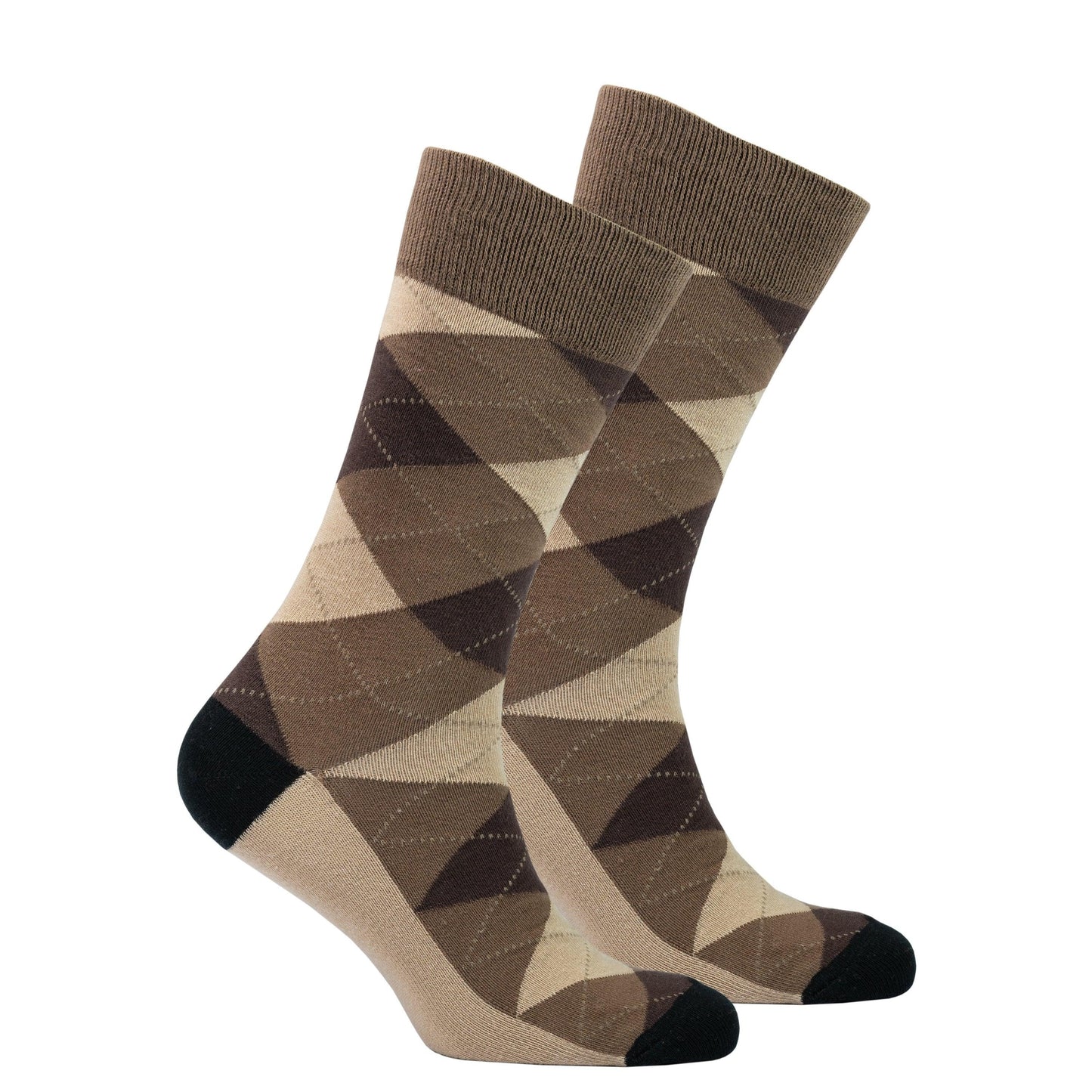 Men's Sand Argyle Socks