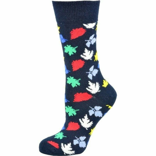 Colorful Women's Cotton Crew Socks in Combed Cotton