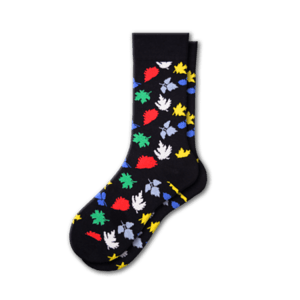 Colorful Women's Cotton Crew Socks in Combed Cotton