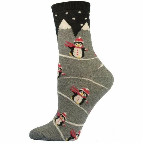 Christmas Cotton Crew Socks for Women in Cotton, Fun Holiday Socks