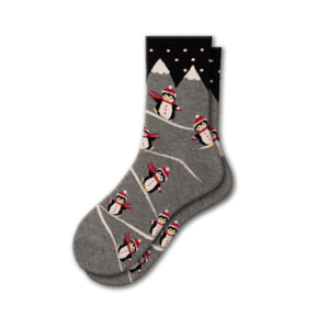 Christmas Cotton Crew Socks for Women in Cotton, Fun Holiday Socks