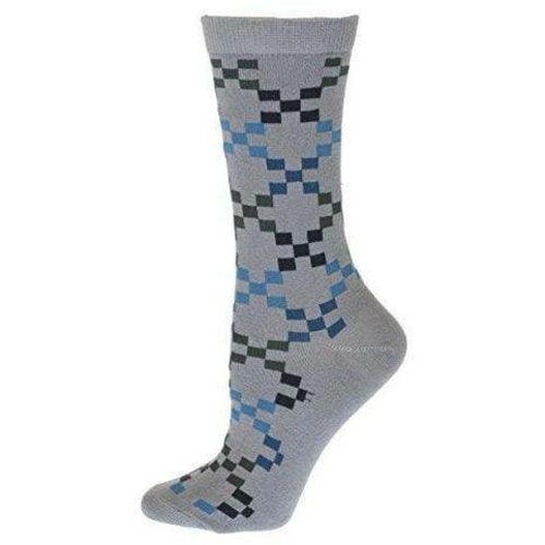 Colorful Women's Crew Socks - Cotton Blend