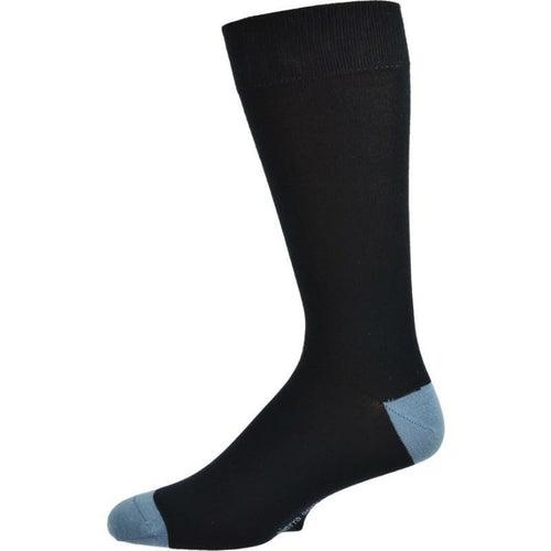 Men's Bamboo Socks with Contrast Heel & Toe