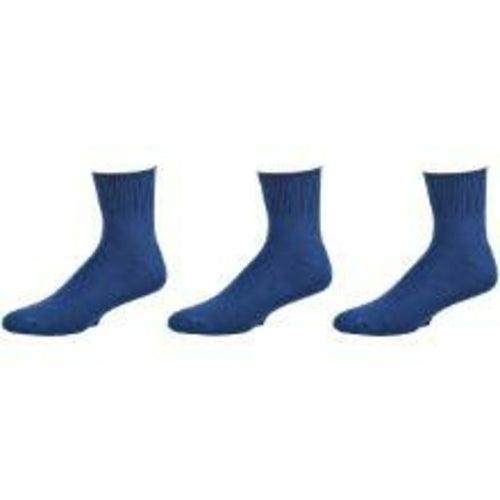 Diabetic Men's Socks Arthritic Cotton Ankle Cushioned 3 Pair Pack