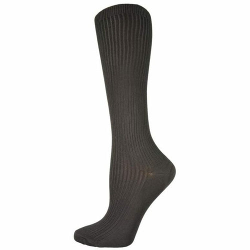 Knee High Women's Bamboo Ribbed Socks 2 Pair Pack