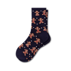 Christmas Cotton Crew Socks for Women in Cotton, Fun Holiday Socks