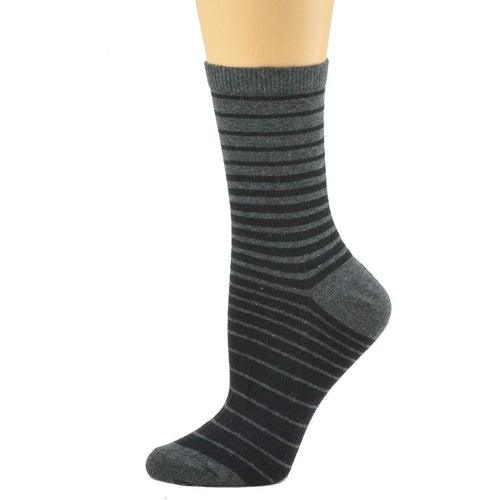 Women's Stripe Cotton Crew Socks