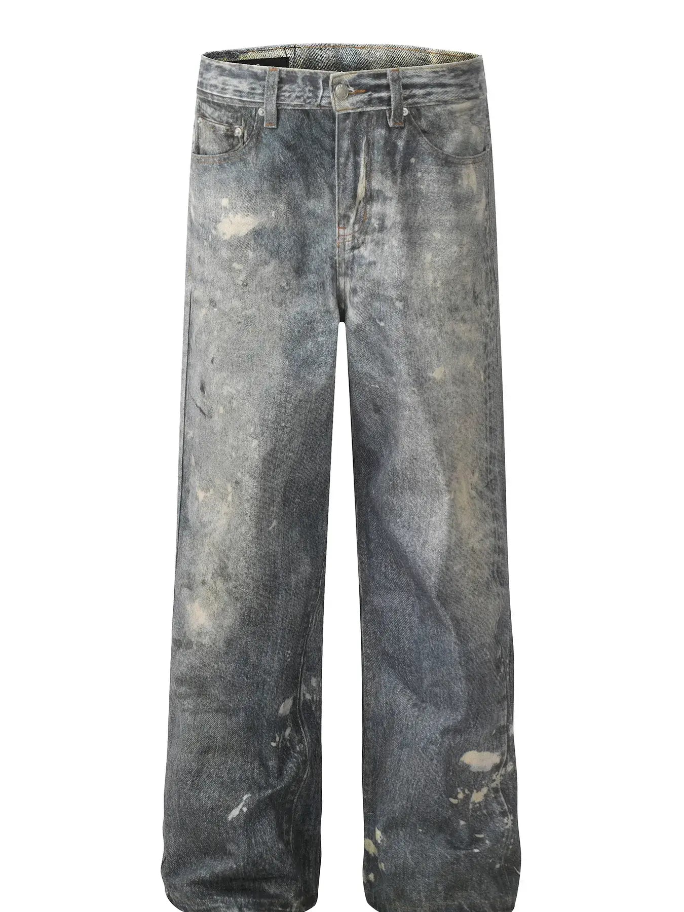 Men's Vintage Wide Leg Denim Jeans
