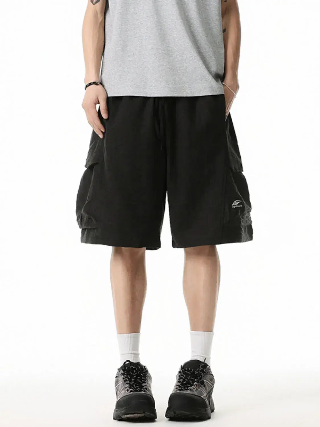 Men's Plus Size Drawstring Shorts