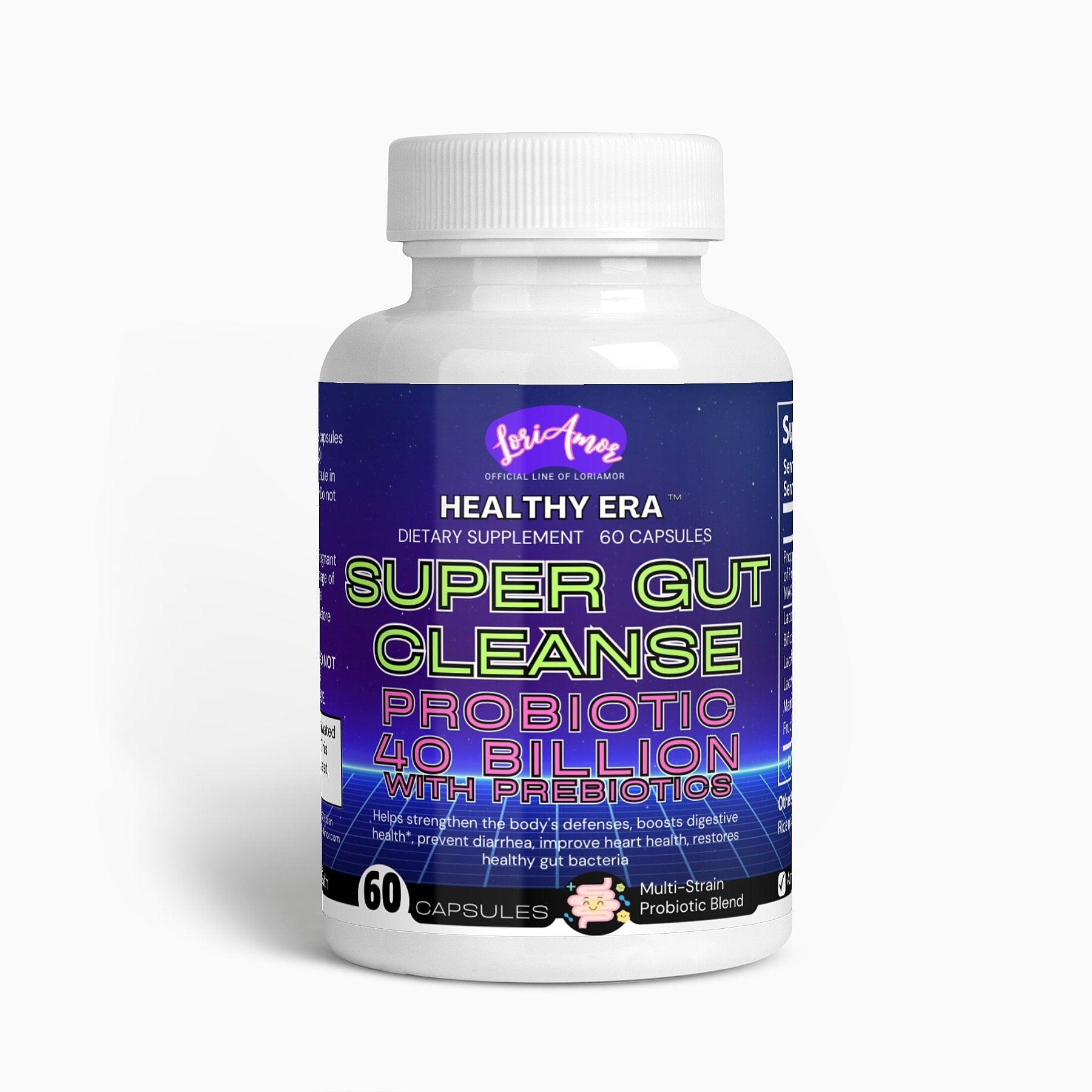 Super Gut Cleanse Probiotic 40 Billion with Prebiotics