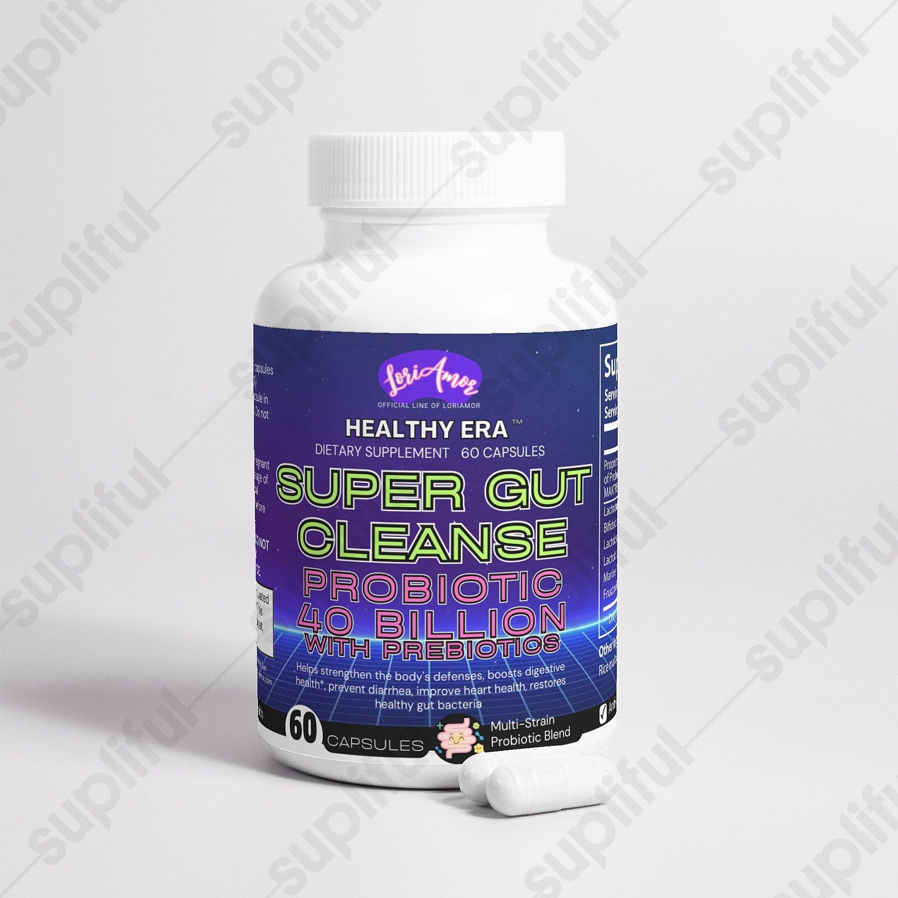 Super Gut Cleanse Probiotic 40 Billion with Prebiotics